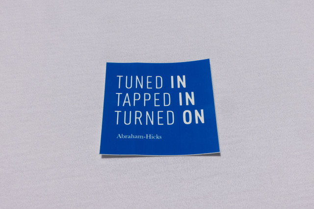 "Tuned In, Tapped In, Turned On" Sticker